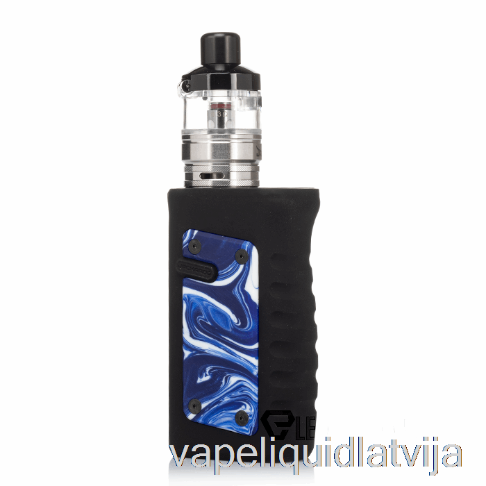 Vandy Vape Jackaroo Mini 128w Sākuma Komplekts Sveķu Zils Porcelāna Vape šķidrums